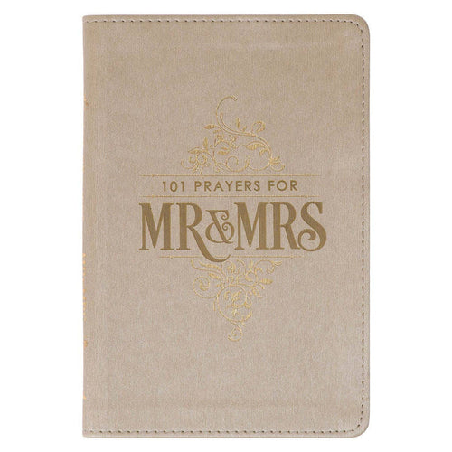 "101 Prayers for Mr. & Mrs." Faux Leather Devotional
