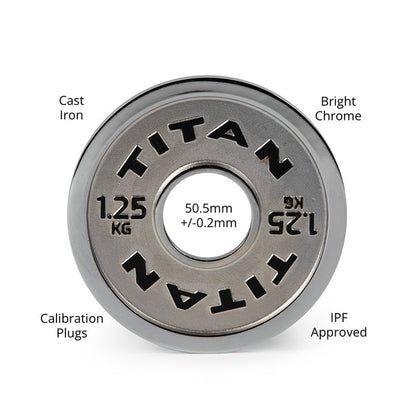 1.25 KG Pair Calibrated Steel Plates