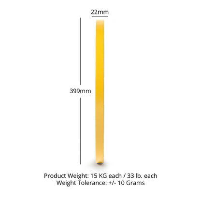 15 KG Single Calibrated Steel Plate