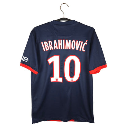 2013-14 Paris Saint-Germain Home Shirt Ibrahimovic #10 - back view