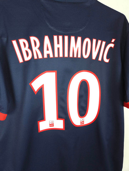 2013-14 Paris Saint-Germain Home Shirt Ibrahimovic #10 - detailed view