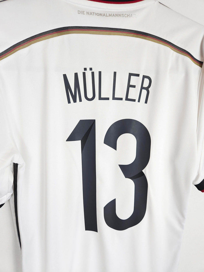 2014-15 Germany Home Shirt Müller #13 - detailed view