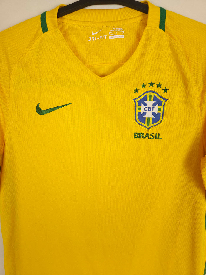 2016-17 Brazil Home Shirt - detailed view