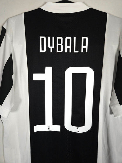 2017-18 Juventus Home Shirt Dybala #10 (Pro) - detailed view