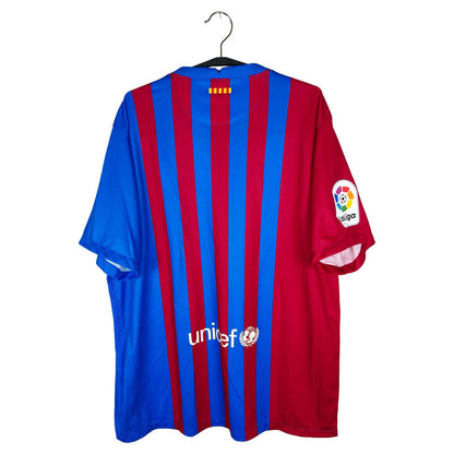 2021-22 Barcelona Home Shirt - back view