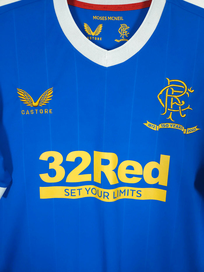 2021-22 Rangers Home Shirt - detailed view
