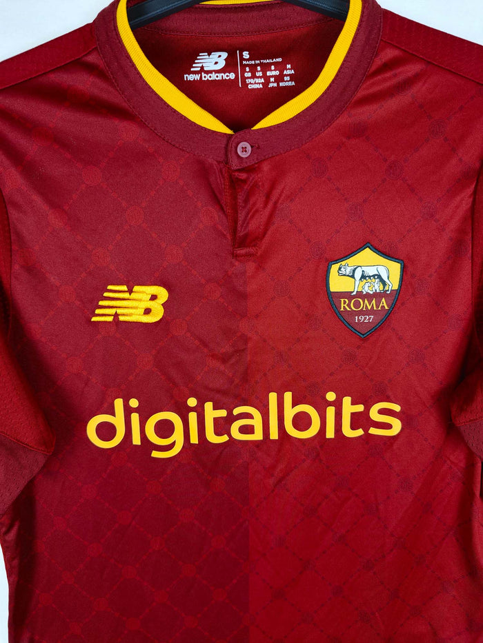 2022-23 AS Roma Home Shirt - detailed view
