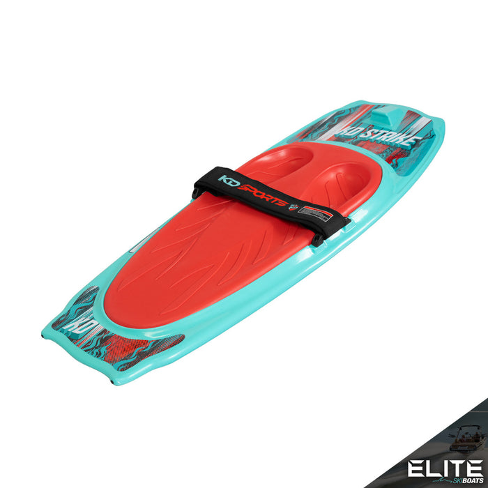 2027 KD STRIKE KNEEBOARD - TEAL/RED