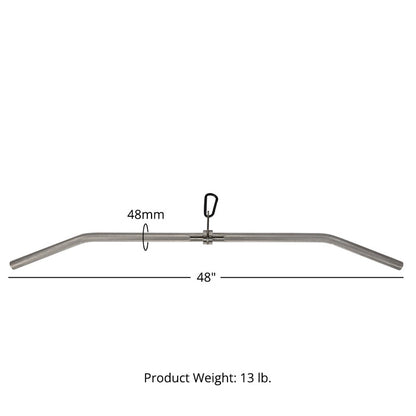 48" Stainless Steel Lat Bar Attachment