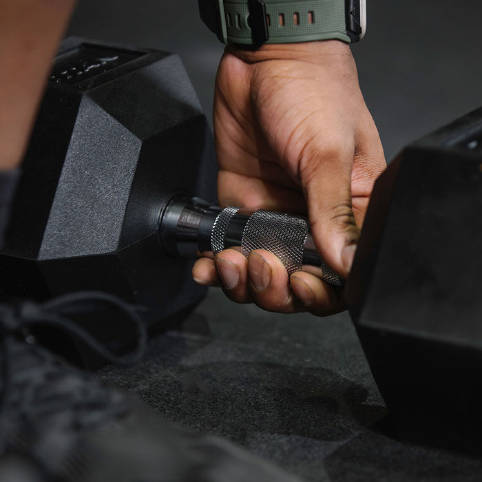 5 LB - 50 LB Pairs Rubber Hex Dumbbells