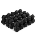55 LB - 100 LB Pairs Rubber Hex Dumbbells