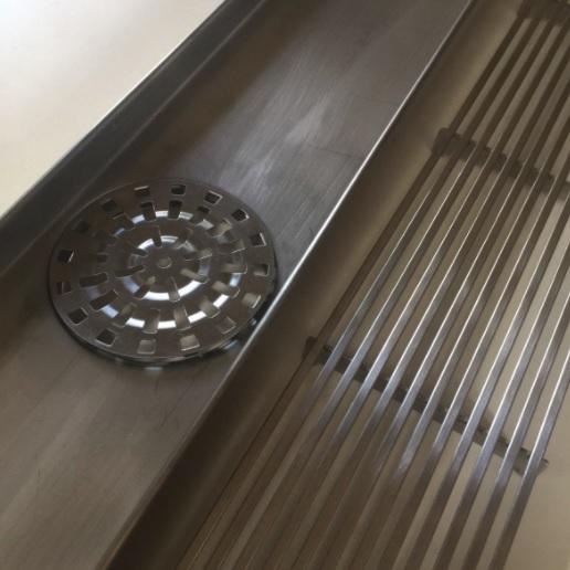 800 x 100 mm Wide Linear Floor Grate - Acqua Bathrooms