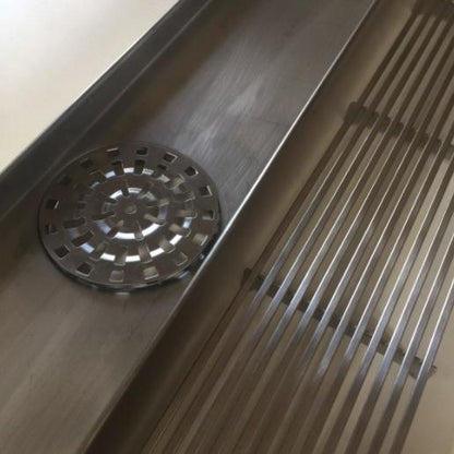 900 x 100 mm Wide Linear Floor Grate - Acqua Bathrooms