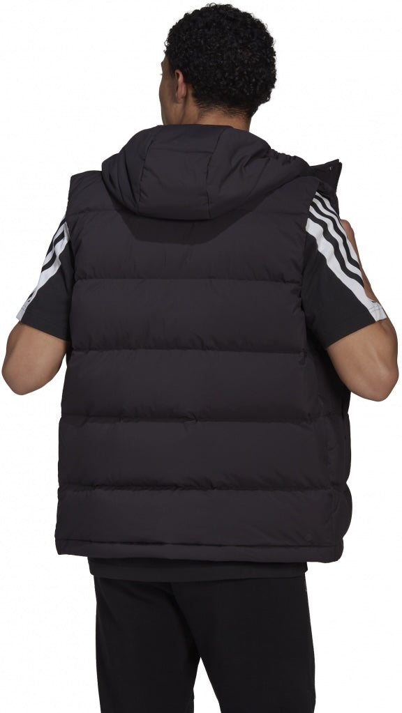 Adidas Helionic Hooded Down Vest - Black  HG6277