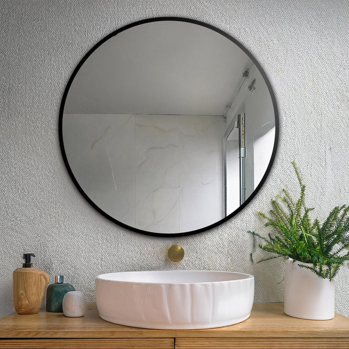 Aluminum Frame Mirror - Round Shape 50cm x 50cm - TR 131 & 132