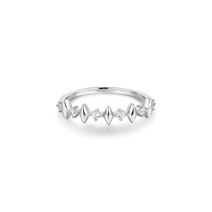 Ania Haie Silver Multi Sparkle Ring