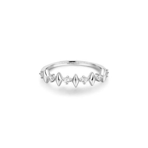 Ania Haie Silver Multi Sparkle Ring