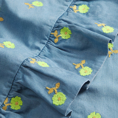 Anneliese Ruffle Pillowcase - Peridot Standard