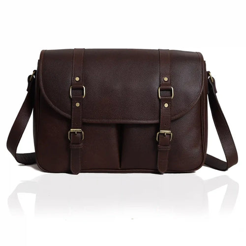Athena Leather Messenger