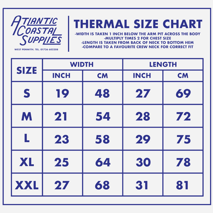 Atlantic Coastal Supplies Standard Thermal - Cream
