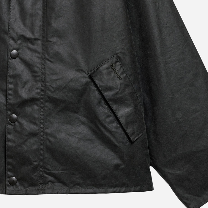 Barbour Transport Wax Jacket - Sage Olive
