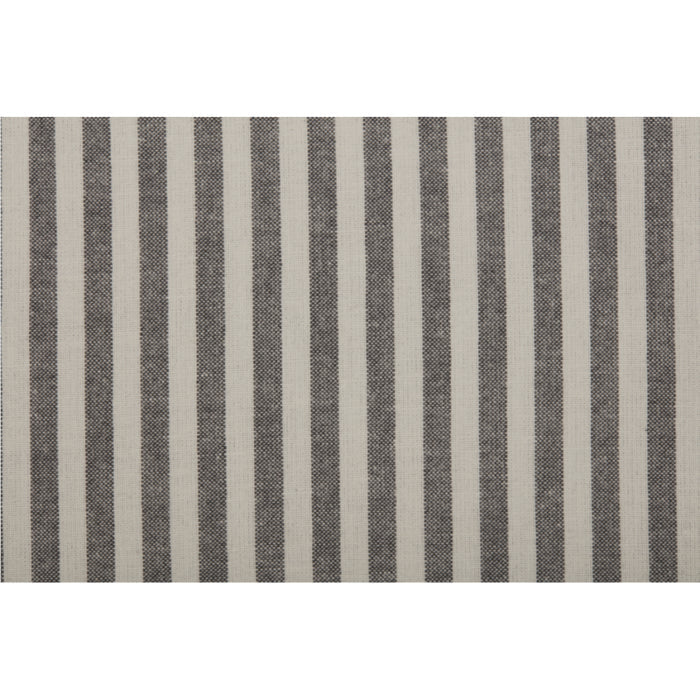 Barn Gray & White Ticking Bed Skirt-Lange General Store