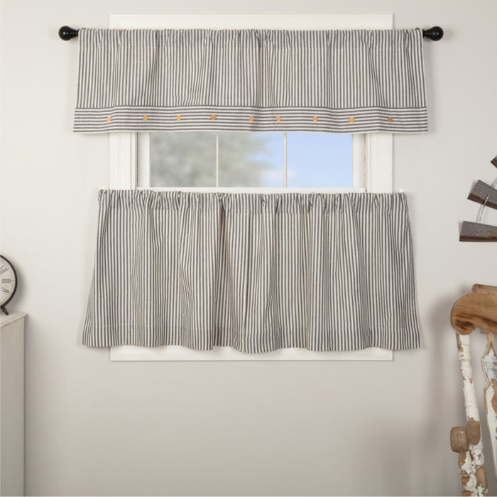 Barn Gray & White Ticking Tiers-Lange General Store