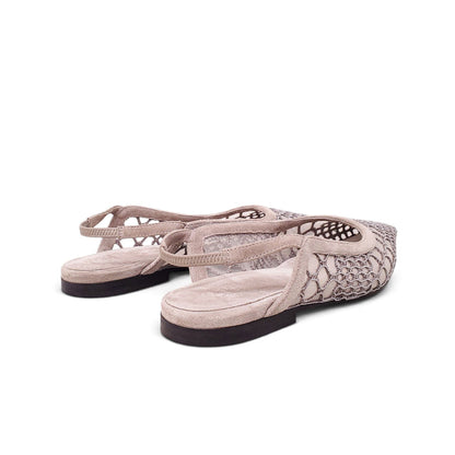 B.C. EMBELLISHED FLAT SHOES - SIZE 37.5