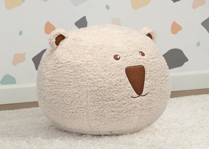 Cream Sherpa with Brown Leather (5047)