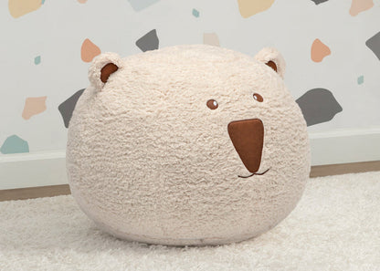 Cream Sherpa with Brown Leather (5047)