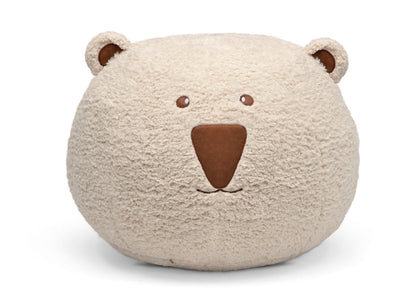 Cream Sherpa with Brown Leather (5047)