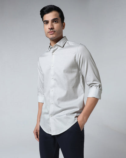Beige Printed Shirt - Elver