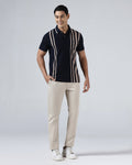 Beige Solid Khakis - Pine