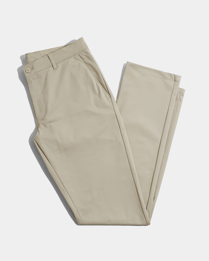 Beige TechPro Solid Khakis - Yukon