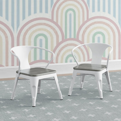 White with Grey Barnboard (153)