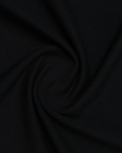 Black Crew Neck Printed T-Shirt - Sybill