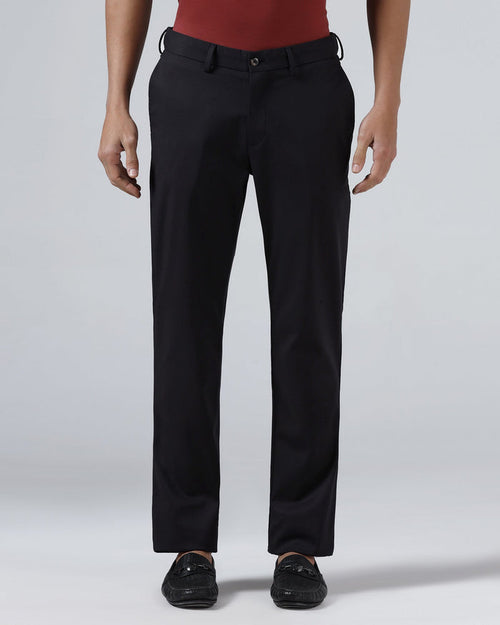 Black Non Iron Solid Khakis - Maple