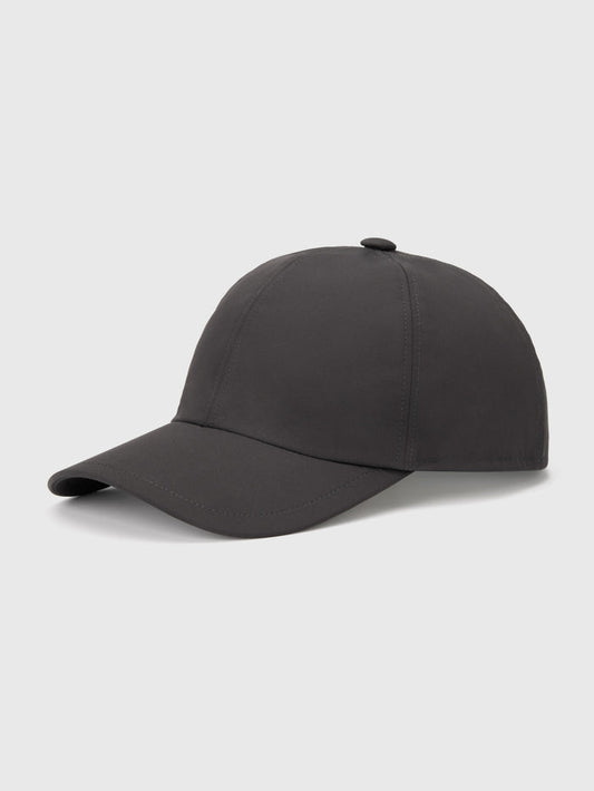 Black Rainproof Baseball Cap - Atica Man