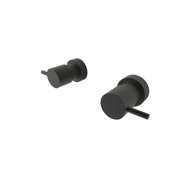 Black Round Wall Top Set - Acqua Bathrooms