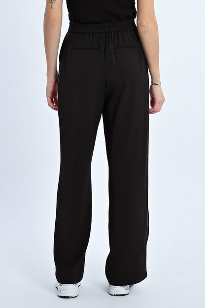 trouser pant with back elastic waist and back pockets