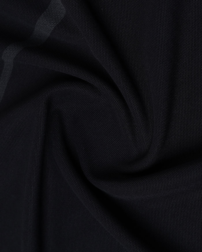 Black TechPro Printed Polo - Snape