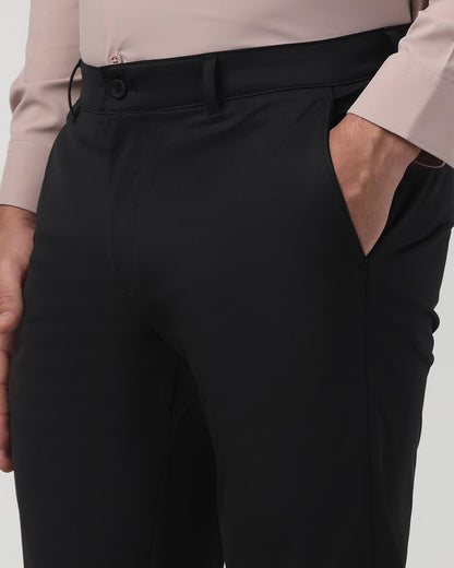 Black TechPro Solid Khakis - Yukon