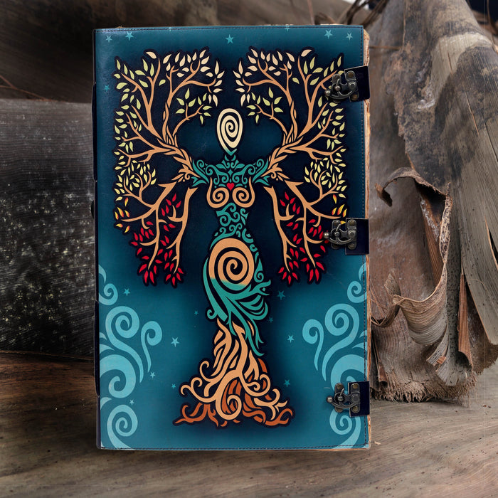 Blank Spell Book Of Shadows Leather Journal