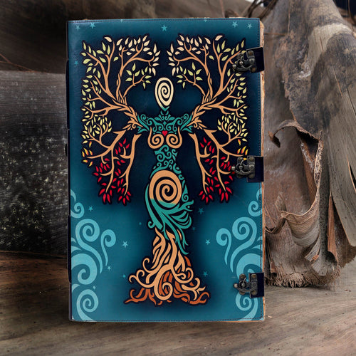 Blank Spell Book Of Shadows Leather Journal