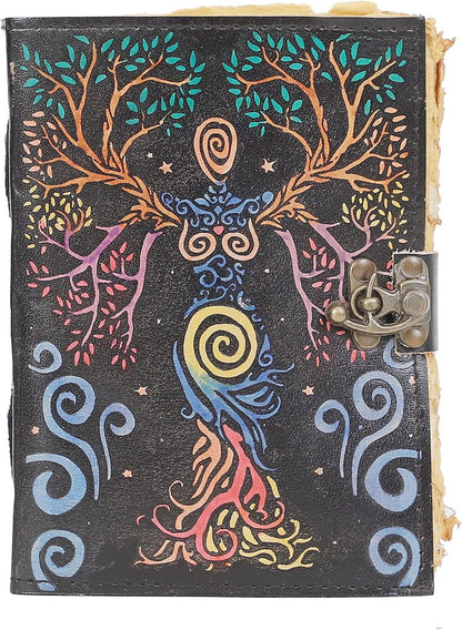 Blank Spell Book Of Shadows Leather Journal