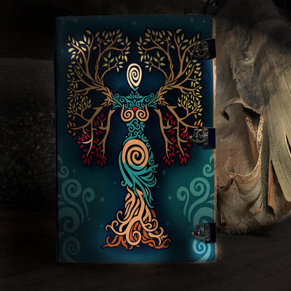 Blank Spell Book Of Shadows Leather Journal