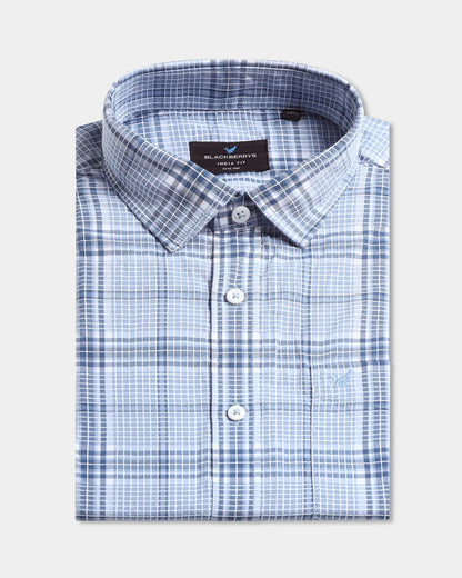 Blue Check Shirt - Farlen
