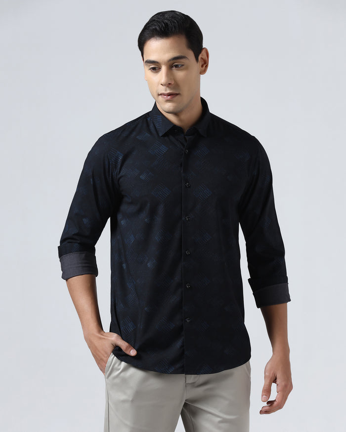 Blue Printed Shirt - Beno