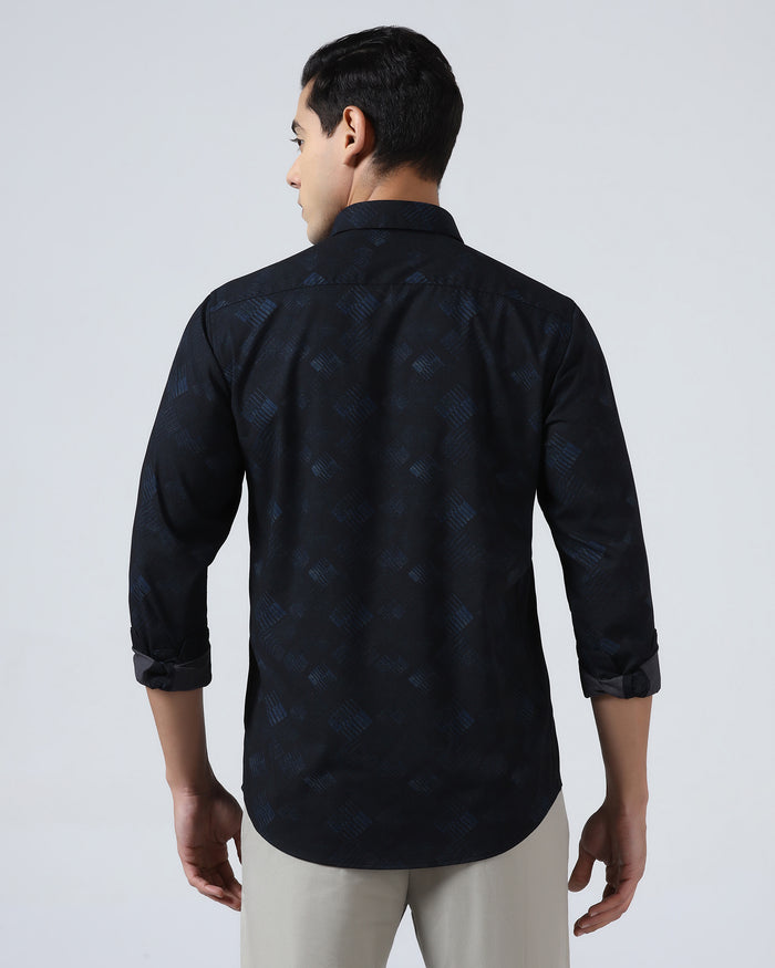Blue Printed Shirt - Beno
