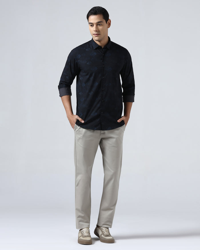 Blue Printed Shirt - Beno